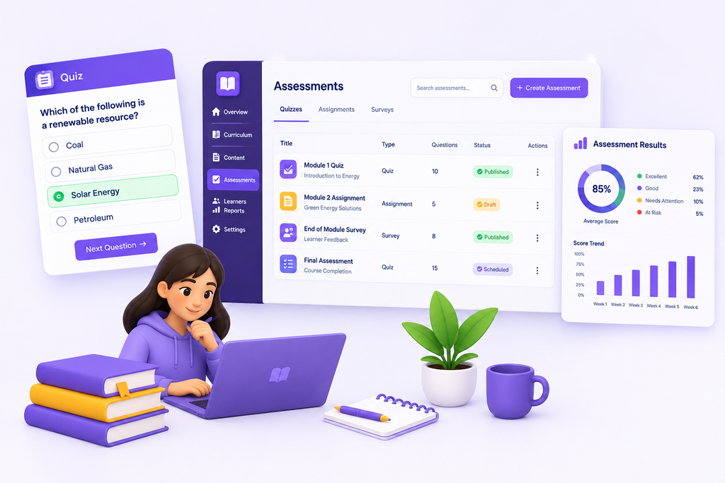 Assessment learning dashboard
